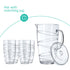 Swirl Plastic Tumbler Set of 4